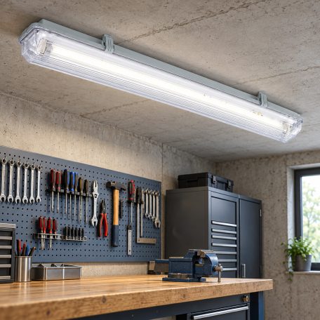 LANDLITE T8 tube, small size, CLF/S 1x36W T8, IP65, Waterproof lamp with electronic ballast