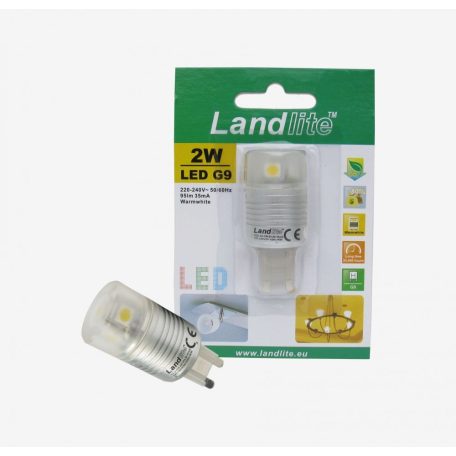 LANDLITE LED-G9-2W 230V warmwhite, LED lamp