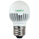 LANDLITE LED, E27, 4W, G45, 260lm, 3000K, mini globe bulb (LED-G45-4W)
