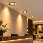 LANDLITE DL-60, 1x max 50W GU10, chrome