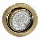 LANDLITE KIT-60-3, 3pcs 1,5W GU10 230V white LED lamp, rotateable design, downlight KIT (3 pcs LED KIT) antiq