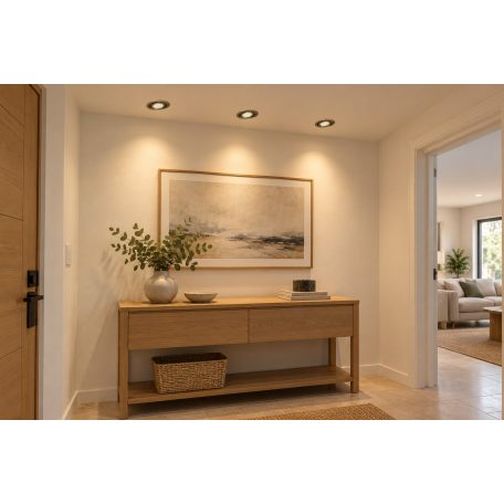 LANDLITE KIT-60-3, 3pcs 1,5W GU10 230V white LED lamp, rotateable design, downlight KIT (3 pcs LED KIT) antiq