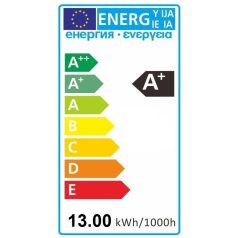   LANDLITE LED, E27, 13W, A60, 1050lm, 3000K, pear shaped bulb (LED-A60-13W/SXW)