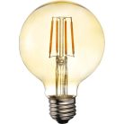  LANDLITE LED filament, E27, 7.3W, G95, 710lm, 1700K, (RUB-G95-4W/FLT), dimmable, golden, vintage, edison, dekoratív LED izzó, LED fényforrás, LED lámpa