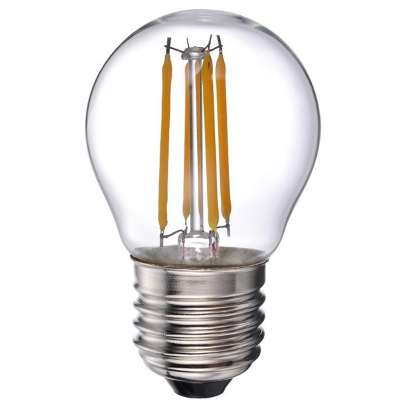 LANDLITE LED filament, E27, 4W, G45, 400lm, 2700K, mini glob