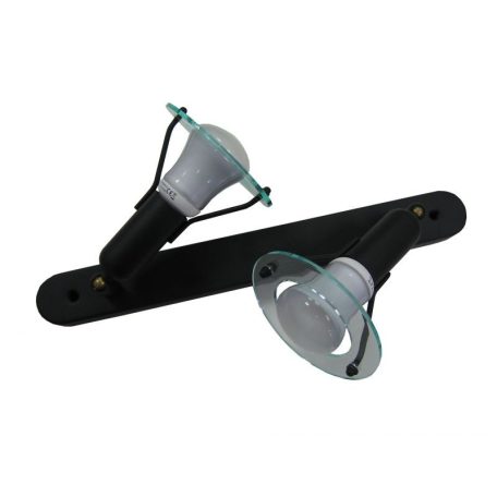 LANDLITE CLB-200 spot lamp R50 2xE14 40W 230V matt chrome