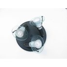 LANDLITE CLR-300 spot lamp R50 3xE14 40W 230V brass