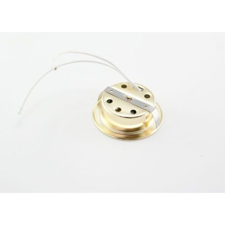 LANDLITE DL-08, 1xJC max 20W 12V G4 halogen lamp, fix design, single downlight lamp,brass