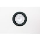 LANDLITE DL-08, 1xJC max 20W 12V G4 halogen lamp, fix design, single downlight lamp, black