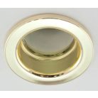 LANDLITE DL-610, 1X230V R50 E14 max 40W, fix design, single downlight lamp, brass