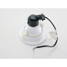 LANDLITE DL-710, 1X230V R50 E14 max 40W, tilt, single downlight lamp, white