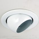 LANDLITE DL-730, 1X230V R80 E27 max 100W, tilt, single downlight lamp, white
