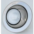 LANDLITE DL-730, 1X230V R80 E27 max 100W, tilt, single downlight lamp, white