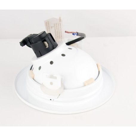 LANDLITE DL-730, 1X230V R80 E27 max 100W, tilt, single downlight lamp, white