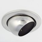 LANDLITE DL-730, 1X230V R80 E27 max 100W, tilt, single downlight lamp, mat chrome
