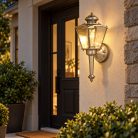 LANDLITE Outdoor lamp MB309-1, nickel