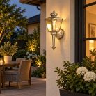 LANDLITE Outdoor lamp MB309-1, nickel