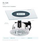 LANDLITE DL-526, 2x26W 230V G24q-3 recessed downlight