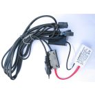 LANDLITE KIT-501-3 (KIT-06-3), 3pcs JC-20W 12V halogen lamp, fix design, downlight KIT (3 pcs halogen KIT),br