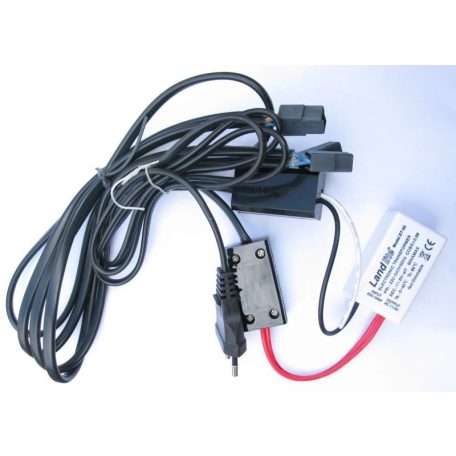 LANDLITE KIT-501-3 (KIT-06-3), 3pcs JC-20W 12V halogen lamp, fix design, downlight KIT (3 pcs halogen KIT),br