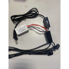 LANDLITE KIT-501-3 (KIT-06-3), 3pcs JC-20W 12V halogen lamp, fix design, downlight KIT (3 pcs halogen KIT),br