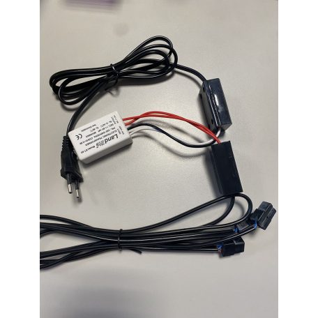 LANDLITE KIT-501-3 (KIT-06-3), 3pcs JC-20W 12V halogen lamp, fix design, downlight KIT (3 pcs halogen KIT),br