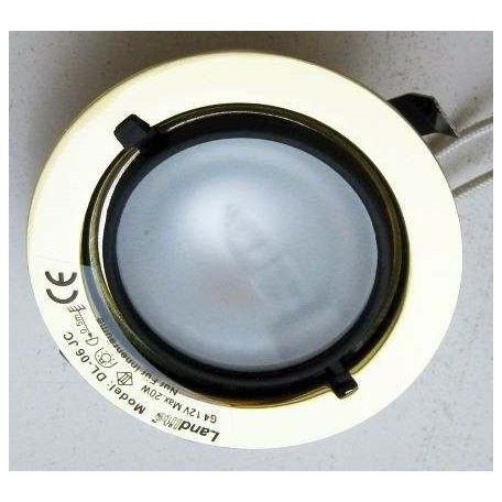 LANDLITE KIT-501-5 (KIT-06-5), 5pcs JC-20W 12V halogen lamp, fix design, downlight KIT (5 pcs halogen KIT), b