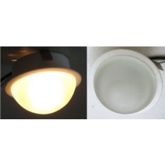   LANDLITE KIT-601-3, 3pcs JC-20W G4 12V halogen lamp, fix design, glass shade, downlight KIT (3 pcs halogen KI