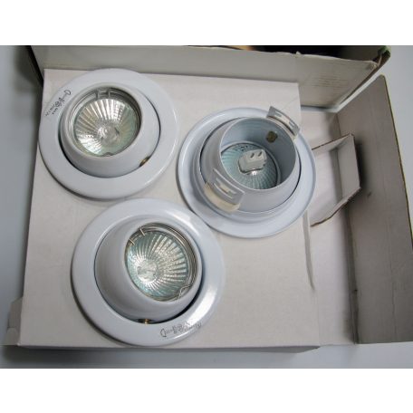LANDLITE KIT-510-5, 5pcs MR16 20W 12V halogen lamp, rotateable design,white
