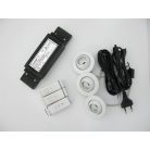 LANDLITE KIT-706-3, 3pcs JC-20W G4 12V halogen lamp, rotateable design, 