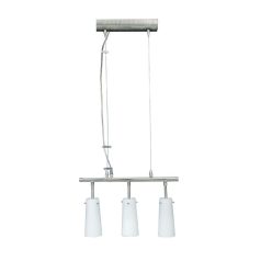   LANDLITE CL-004, 3XE14 60W, opal glass, nickel matt, Pendant Light