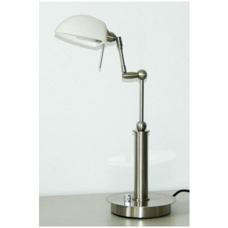 LANDLITE TBT-07, G9 40W 230V halogen lamp, with light controller, mat chrome, table lamp