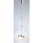 LANDLITE CL-013-2, modern hanging lamp 2xG9-40W 230V matt nickel