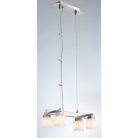 LANDLITE CL-013-4, modern hanging lamp 4xG9-40W 230V matt nickel