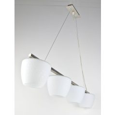 LANDLITE MW-5362/4P-S, mat chrome pendant lamp