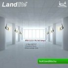 LANDLITE MW-5255/1W, fali lámpa