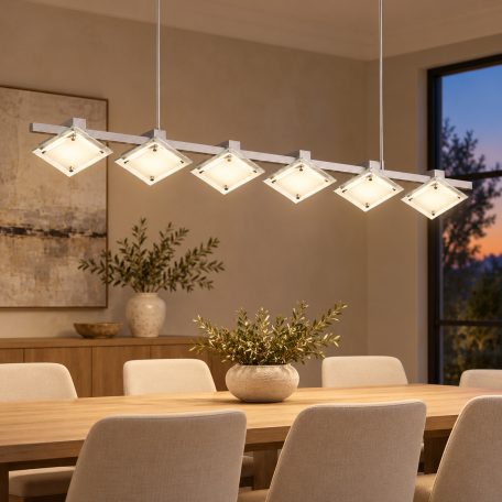 LANDLITE SHARONA MW-5424/6P modern mennyezeti lámpa 6xG9 40W 230V