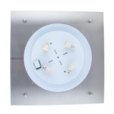 LANDLITE DUKE MW-4203/18inch,  mat chrome with 4xE27 socket, wall light / ceiling light
