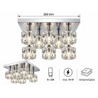 LANDLITE MW-5384/9C modern mennyezeti lámpa 9xG9 40W 230V