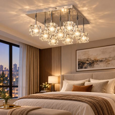 LANDLITE MW-5384/9C modern mennyezeti lámpa 9xG9 40W 230V