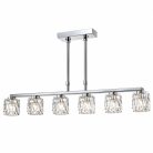 LANDLITE MW-5384/6HB modern függesztett lámpa 6xG9 40W 230V