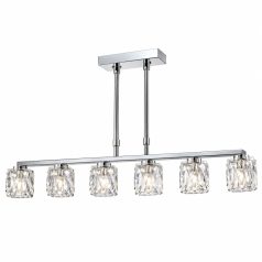   LANDLITE MW-5384/6HB modern függesztett lámpa 6xG9 40W 230V