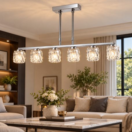 LANDLITE MW-5384/6HB modern függesztett lámpa 6xG9 40W 230V