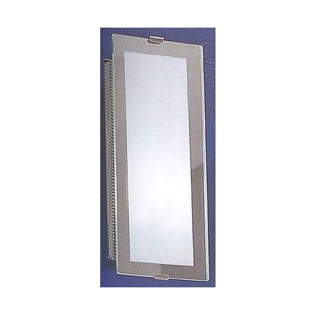 LANDLITE INGA-A01 modern fali lámpa 1xG9 40W 230V (matt króm / fehér üveg)