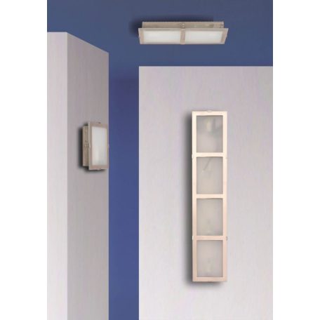 LANDLITE INGA-A01 modern fali lámpa 1xG9 40W 230V (matt króm / fehér üveg)