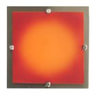 LANDLITE MELIA 23 cm  1xG9 40W 230V  wall/ceiling lamp nickel / colored glass