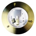 LANDLITE MELISSA D23 modern wall / ceiling lamp 1xG9 40W 230V (antique bronze / white glass)