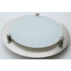   LANDLITE MELISSA D23 modern wall / ceiling lamp 1xG9 40W 230V (nickel / white glass)