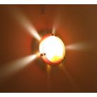 LANDLITE MELISSA D23 modern wall / ceiling lamp 1xG9 40W 230V (nickel / white glass)