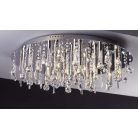 LANDLITE CASINO, MX2220/R-25, 25X10W G4 12V halogen, chrome crystal lamp